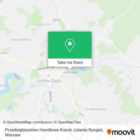 Przedsiębiorstwo Handlowe Krecik Jolanta Ryngiel map