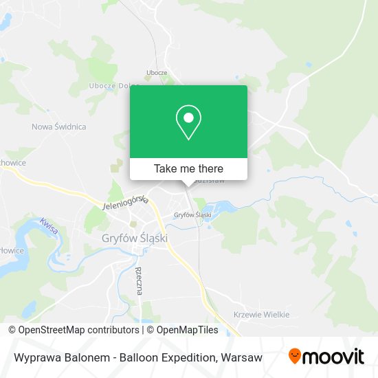 Wyprawa Balonem - Balloon Expedition map