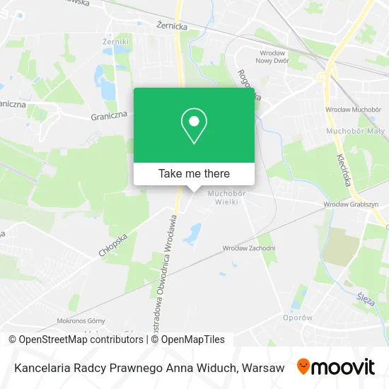 Карта Kancelaria Radcy Prawnego Anna Widuch