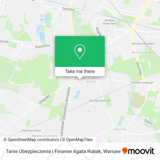 Tanie Ubezpieczenia i Finanse Agata Rubak map