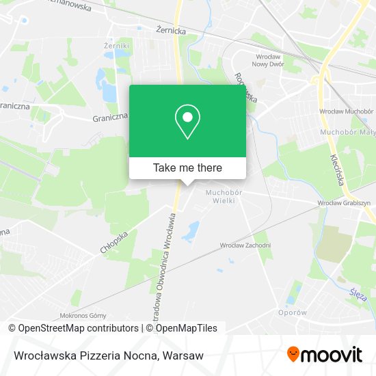 Wrocławska Pizzeria Nocna map