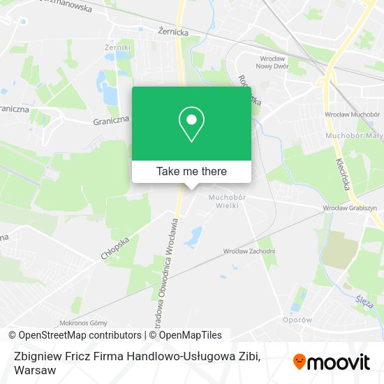 Zbigniew Fricz Firma Handlowo-Usługowa Zibi map