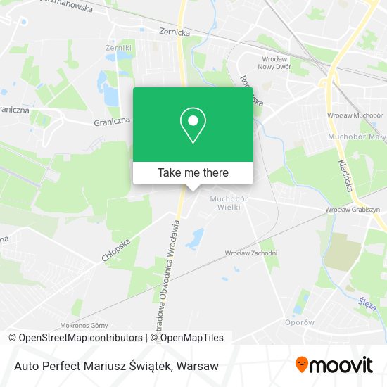 Auto Perfect Mariusz Świątek map