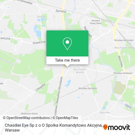 Chasdiel Eye Sp z o O Spolka Komandytowo Akcyjna map