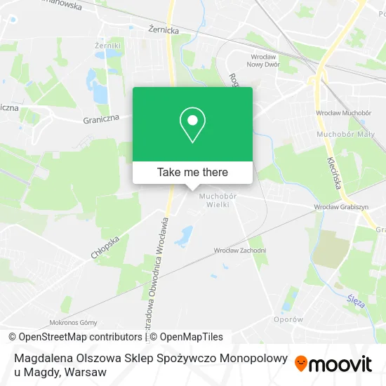 Magdalena Olszowa Sklep Spożywczo Monopolowy u Magdy map
