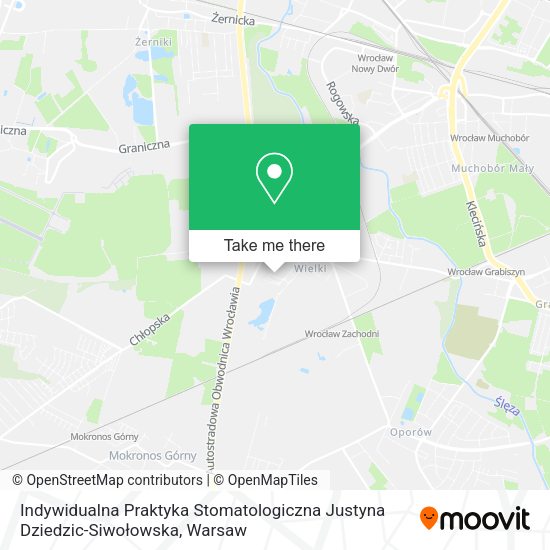 Indywidualna Praktyka Stomatologiczna Justyna Dziedzic-Siwołowska map