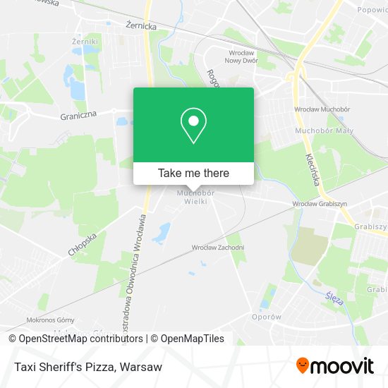 Taxi Sheriff's Pizza map