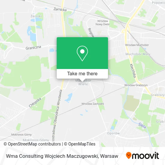 Карта Wma Consulting Wojciech Maczugowski