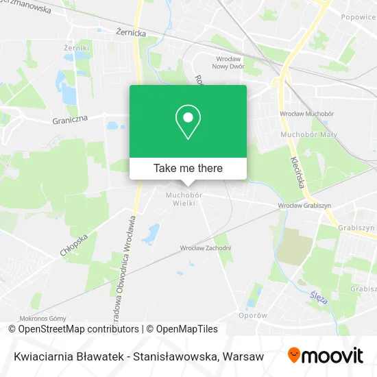 Kwiaciarnia Bławatek - Stanisławowska map