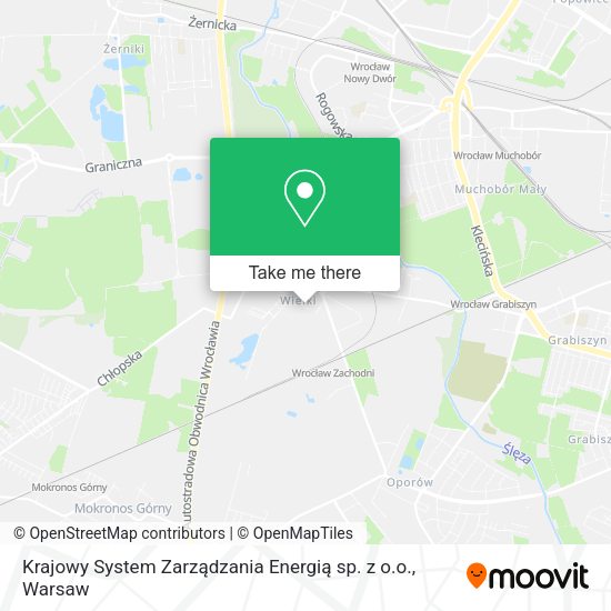 Карта Krajowy System Zarządzania Energią sp. z o.o.