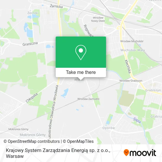 Карта Krajowy System Zarządzania Energią sp. z o.o.