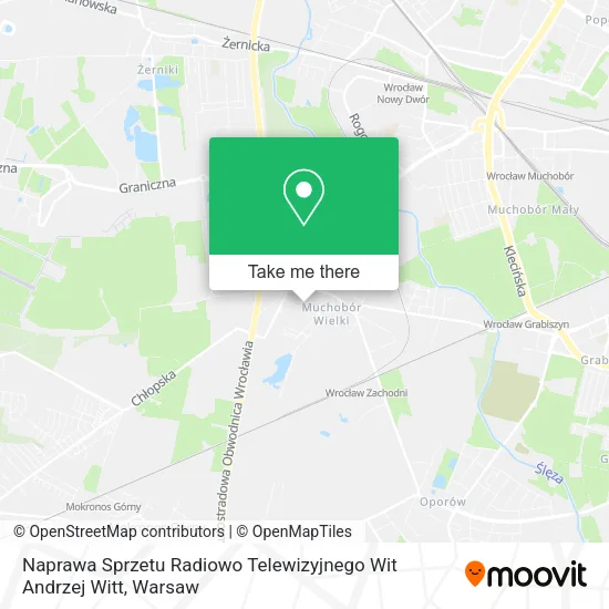 Карта Naprawa Sprzetu Radiowo Telewizyjnego Wit Andrzej Witt