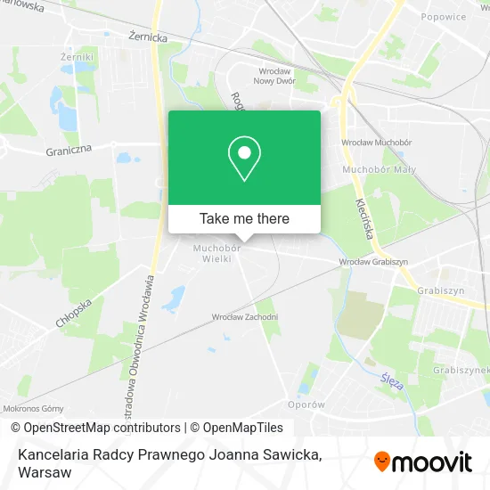 Карта Kancelaria Radcy Prawnego Joanna Sawicka