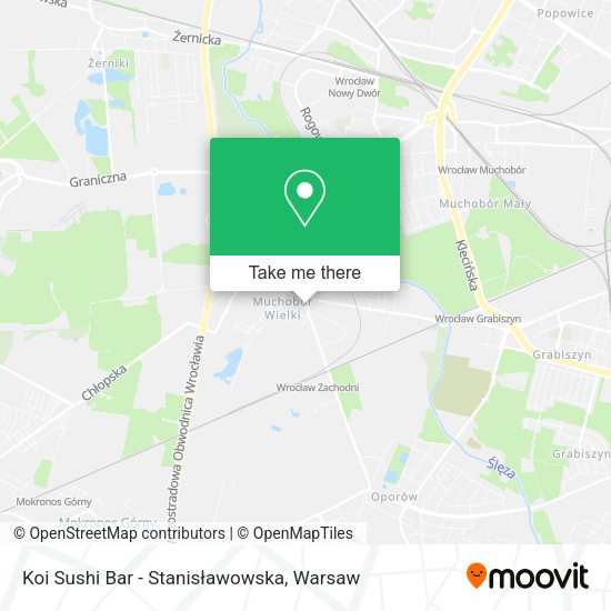 Koi Sushi Bar - Stanisławowska map