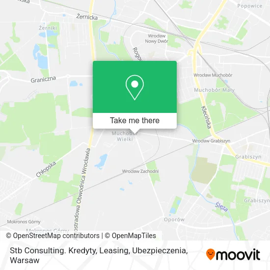 Карта Stb Consulting. Kredyty, Leasing, Ubezpieczenia