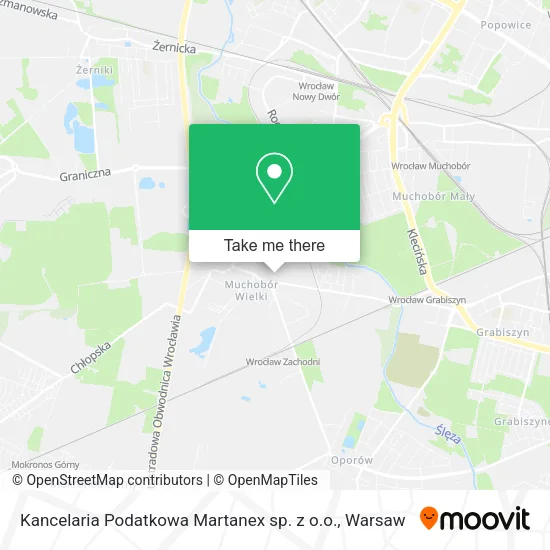 Карта Kancelaria Podatkowa Martanex sp. z o.o.