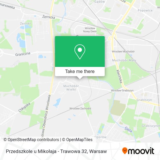 Przedszkole u Mikołaja - Trawowa 32 map