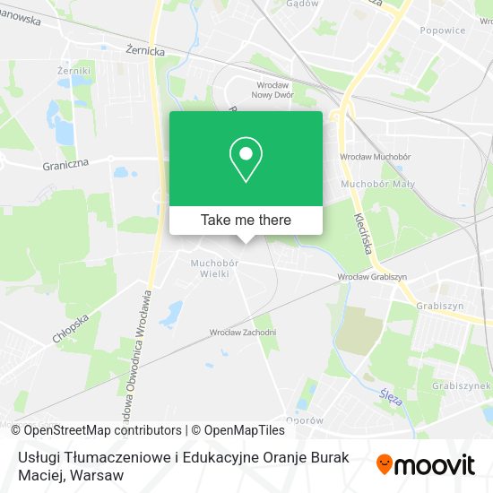 Usługi Tłumaczeniowe i Edukacyjne Oranje Burak Maciej map