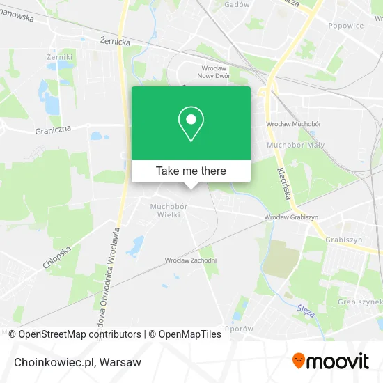 Карта Choinkowiec.pl