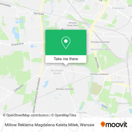 Карта Millow Reklama Magdalena Kaleta Miłek