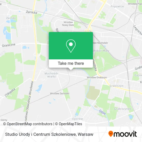 Карта Studio Urody i Centrum Szkoleniowe