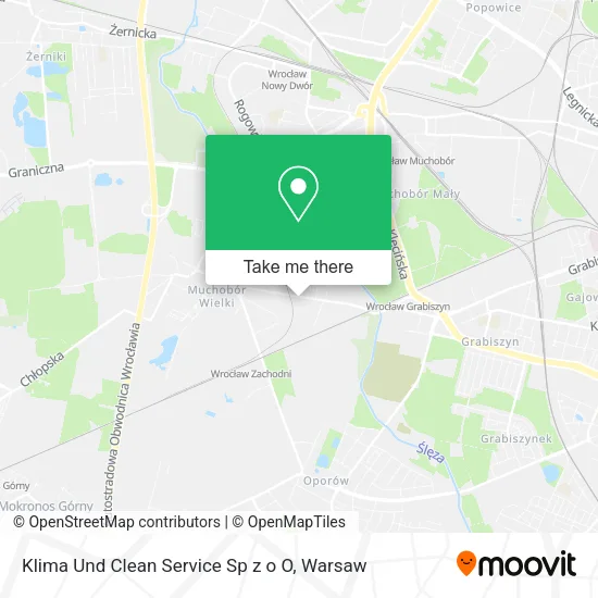 Карта Klima Und Clean Service Sp z o O