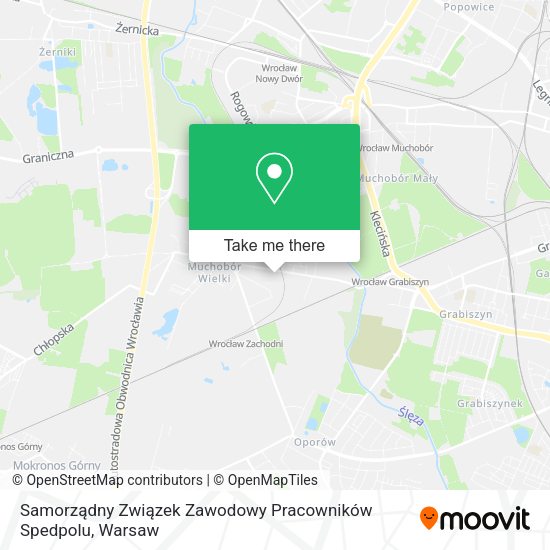 Samorządny Związek Zawodowy Pracowników Spedpolu map