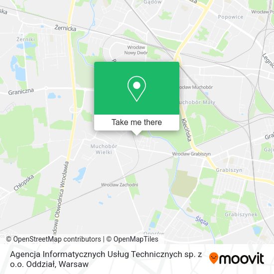 Agencja Informatycznych Usług Technicznych sp. z o.o. Oddział map