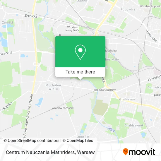 Карта Centrum Nauczania Mathriders