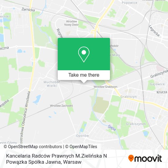 Kancelaria Radców Prawnych M.Zielińska N Powązka Spółka Jawna map