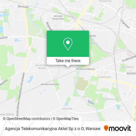 Agencja Telekomunikacyjna Aktel Sp z o O map