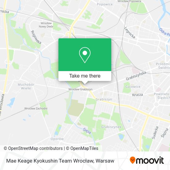 Mae Keage Kyokushin Team Wrocław map