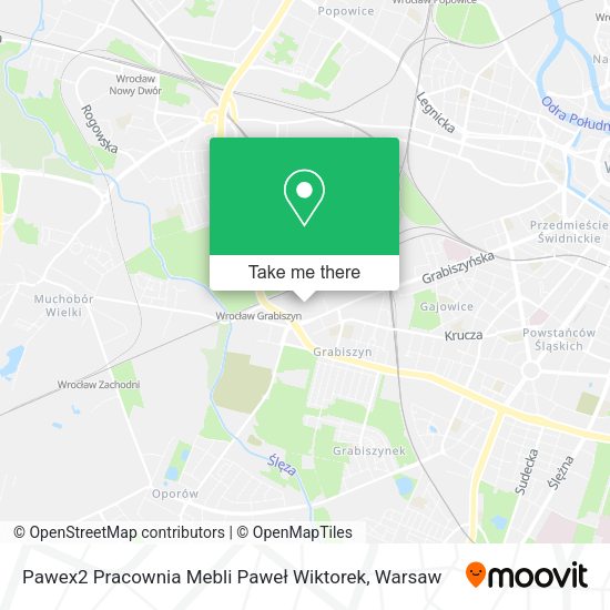 Pawex2 Pracownia Mebli Paweł Wiktorek map