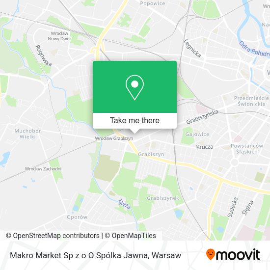 Makro Market Sp z o O Spólka Jawna map