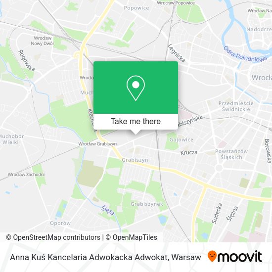 Anna Kuś Kancelaria Adwokacka Adwokat map