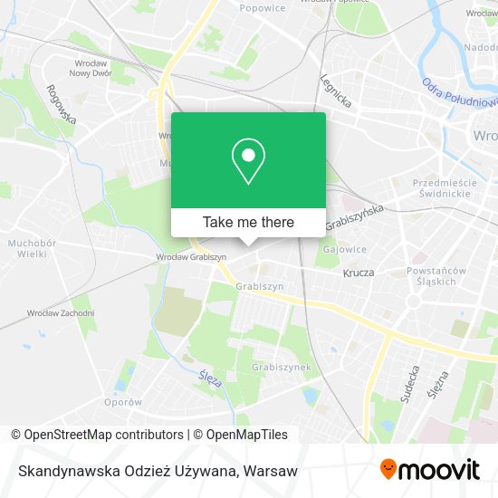 Skandynawska Odzież Używana map