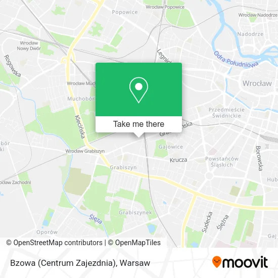 Карта Bzowa (Centrum Zajezdnia)