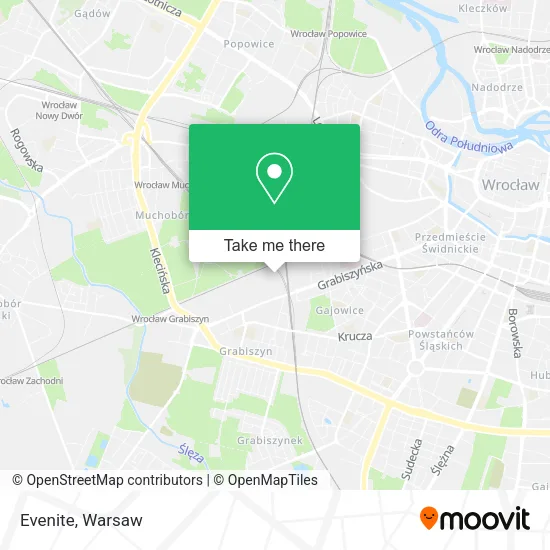 Evenite map