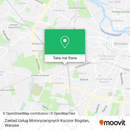 Zakład Usług Motoryzacyjnych Kucznir Bogdan map