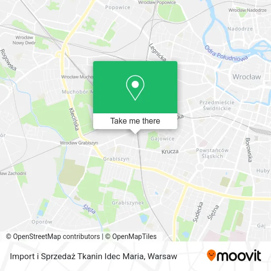 Карта Import i Sprzedaż Tkanin Idec Maria