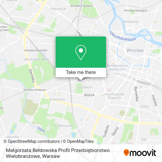 Małgorzata Bełdowska Profil Przedsiębiorstwo Wielobranżowe map