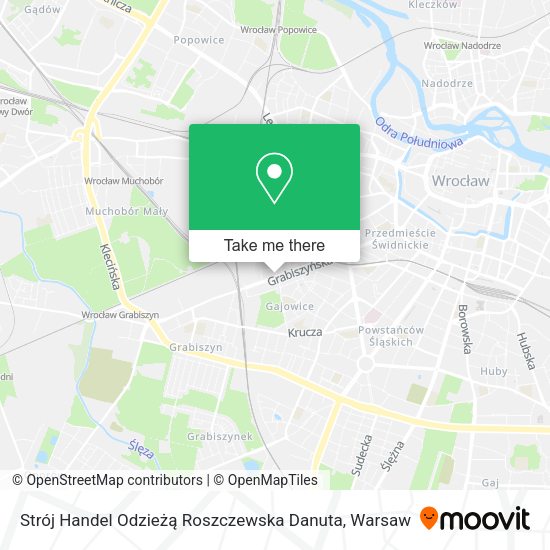 Strój Handel Odzieżą Roszczewska Danuta map