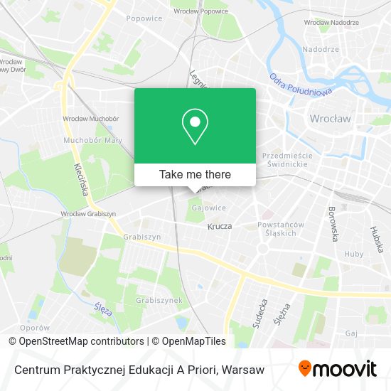 Centrum Praktycznej Edukacji A Priori map