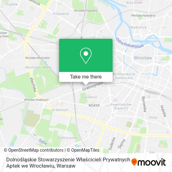 Dolnośląskie Stowarzyszenie Właścicieli Prywatnych Aptek we Wrocławiu map