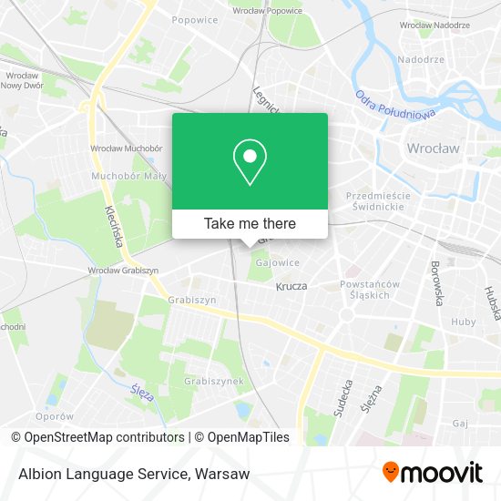 Albion Language Service map