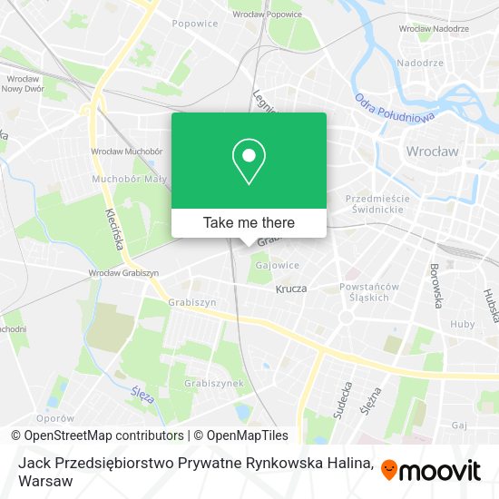 Jack Przedsiębiorstwo Prywatne Rynkowska Halina map