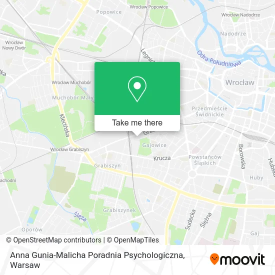 Карта Anna Gunia-Malicha Poradnia Psychologiczna