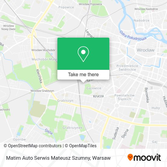 Matim Auto Serwis Mateusz Szumny map