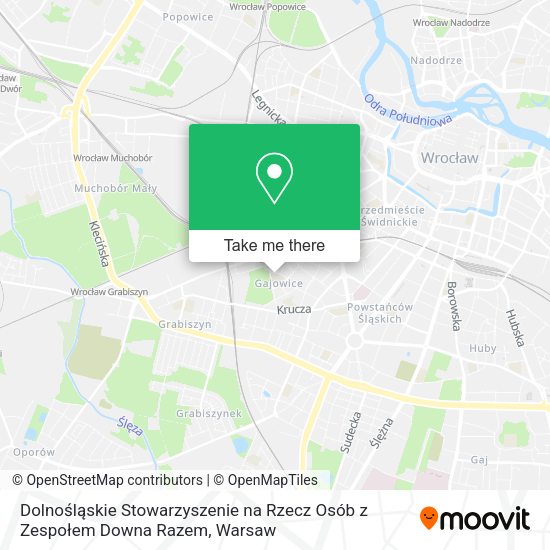 Dolnośląskie Stowarzyszenie na Rzecz Osób z Zespołem Downa Razem map