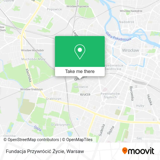 Карта Fundacja Przywrócić Życie